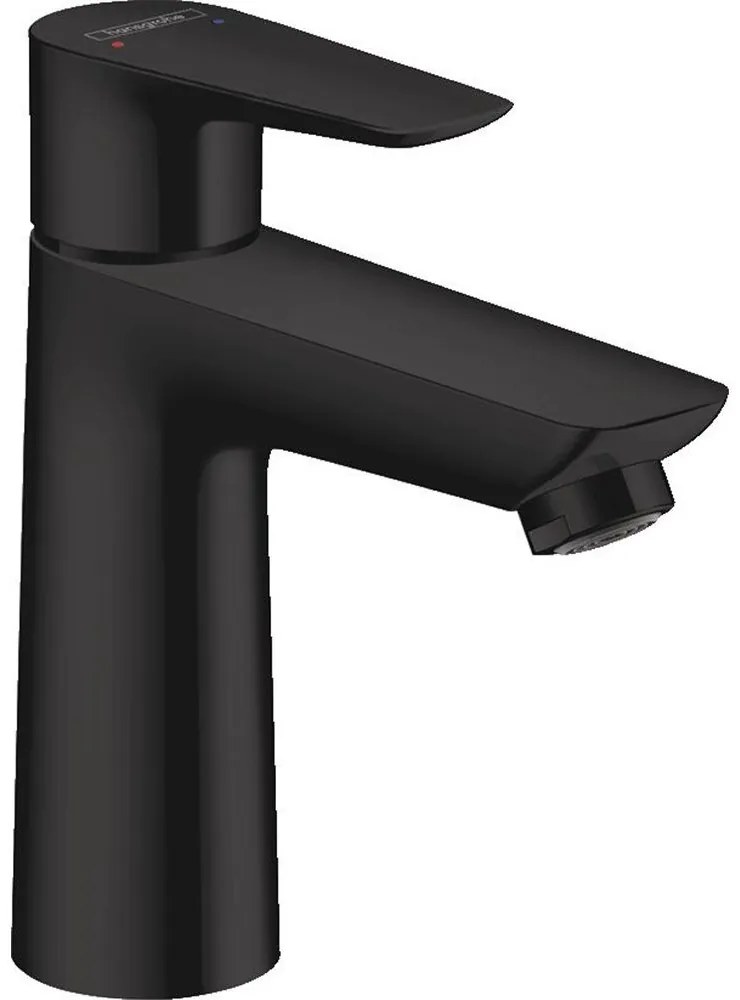 HANSGROHE Talis E páková umývadlová batéria bez odtokovej súpravy, výška výtoku 104 mm, matná čierna, 71712670