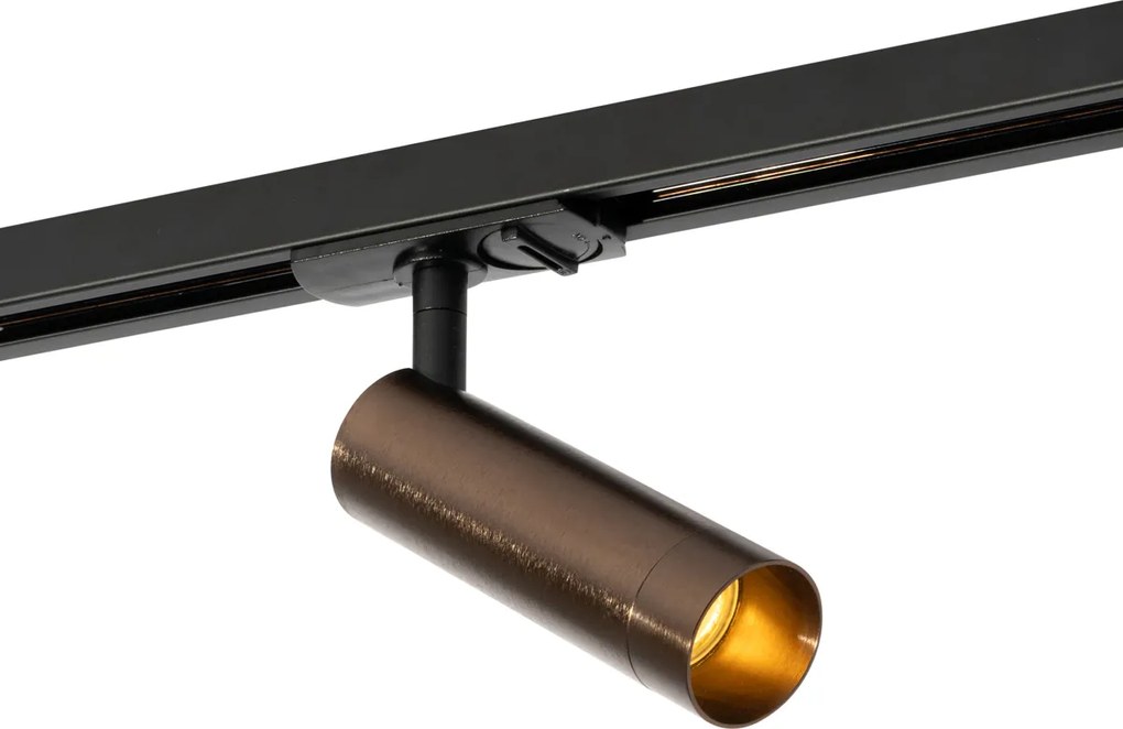 Moderný reflektor tmavá bronz pre jednofázový koľajnicový systém 35mm - Iconic Jeana Luxe