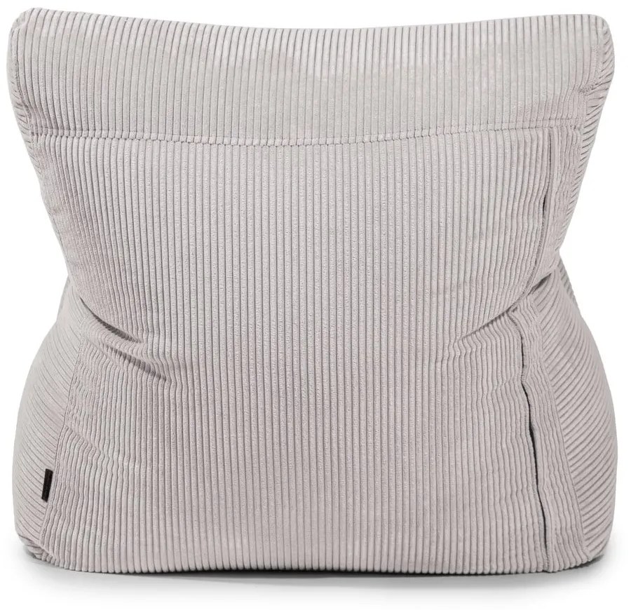 Krémový menčestrový sedací vak Seat 100 Lounge – SLOWDOWN