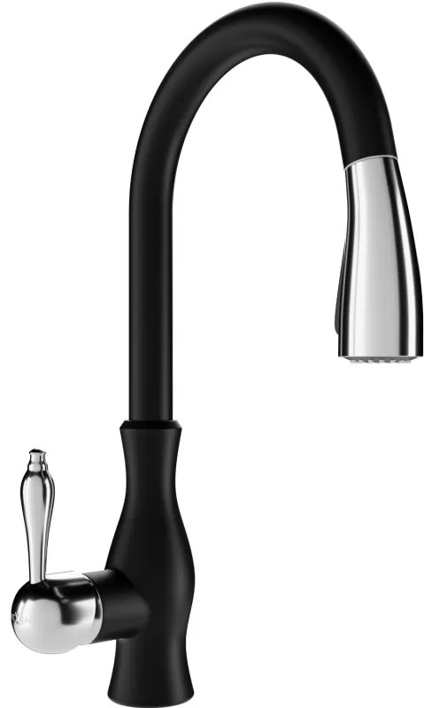 Mexen Savita - Vysoká batéria/drezová, čierna, 672601-70