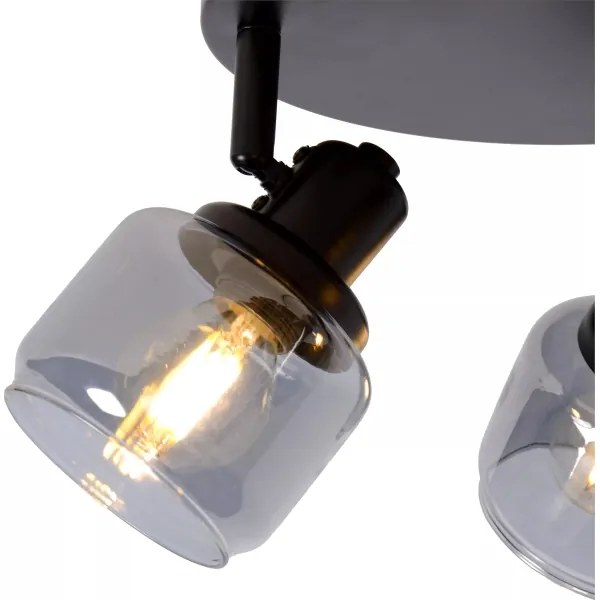 Lucide 77979/13/30 - Bodové svietidlo BJORN 3xE14/40W/230V čierna