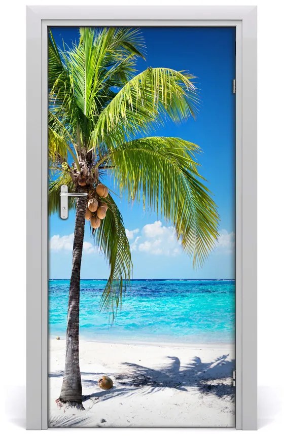 Fototapeta na dvere samolepiace tripická pláž 85x205 cm