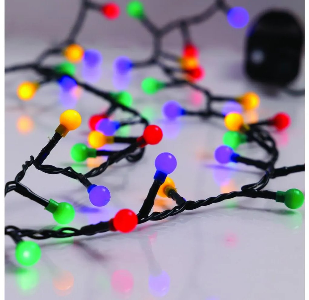 LED vonkajšia vianočná reťaz LINE 500xLED 17,9 m IP44 viacfarebná