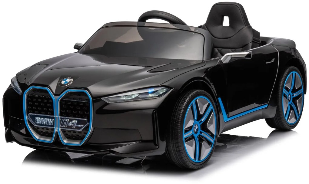 Detské elektrické autíčko na diaľkové ovládanie BestBerg BBCC-20B - BMW i4 / od 3 rokov / nosnosť 30 kg / čierne