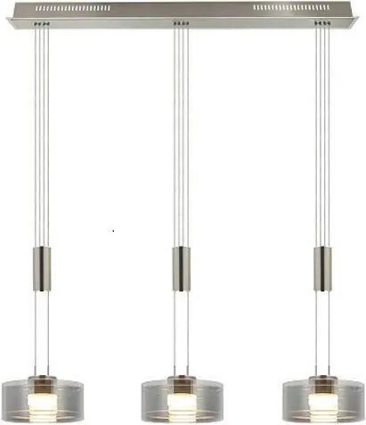 XXXLutz ZÁVESNÉ LED SVIETIDLO, 95/20/100-160 cm - Interiérové svietidlá - 003151102401
