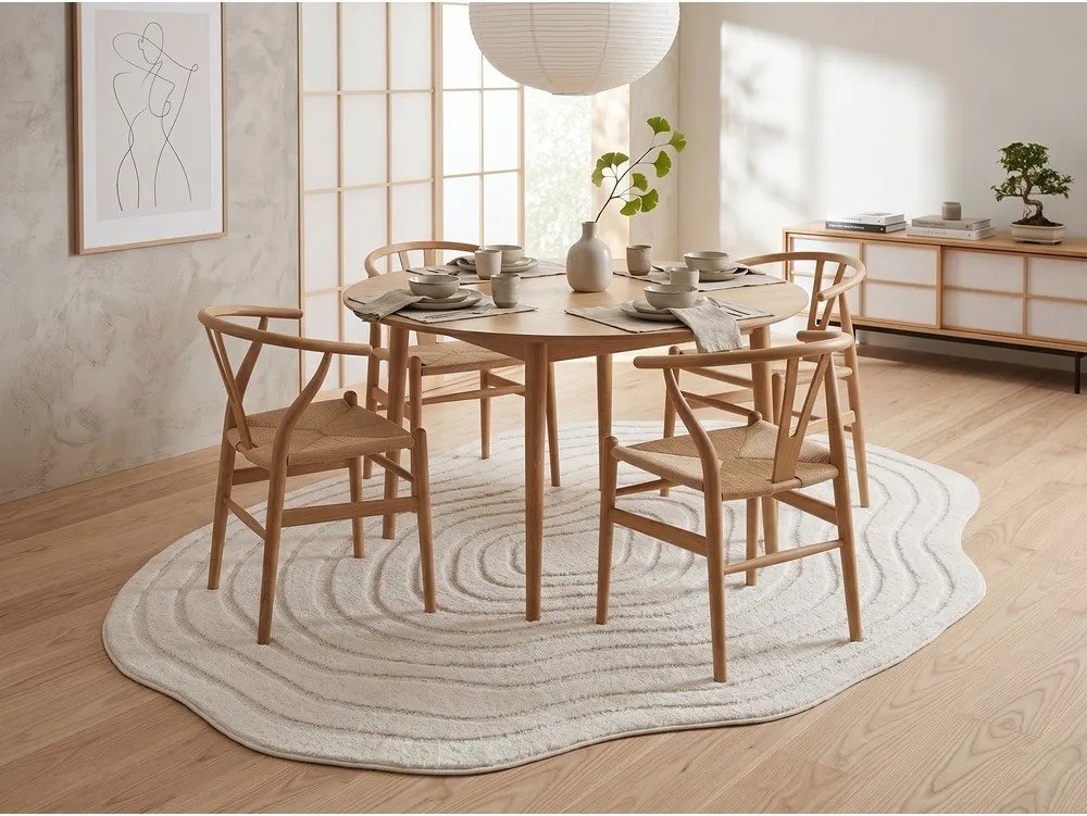 Krémovobiely koberec 160x230 cm Pebble – ESTE