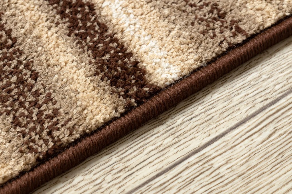 Behúň KARMEL FRYZ - ARABICA hnedý