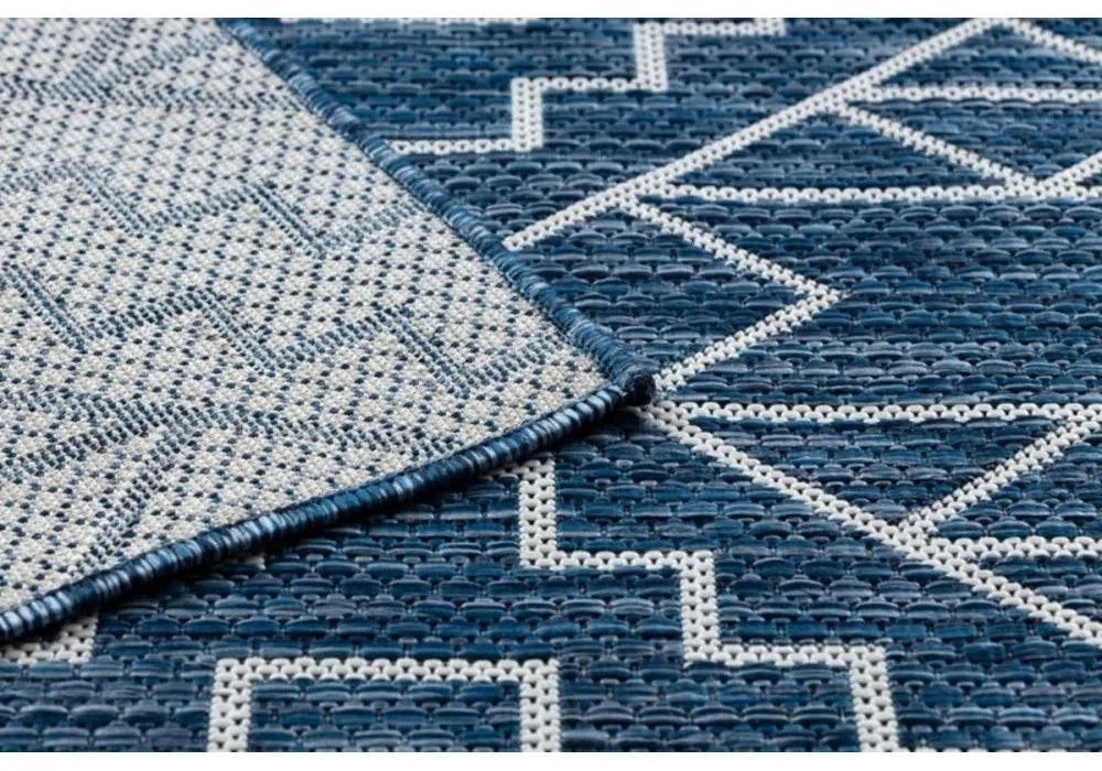 Kusový koberec Romba modrý 140x190cm