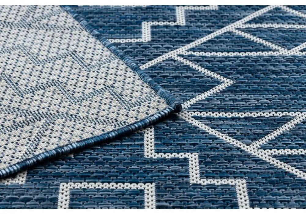 Kusový koberec Romba modrý 80x150cm
