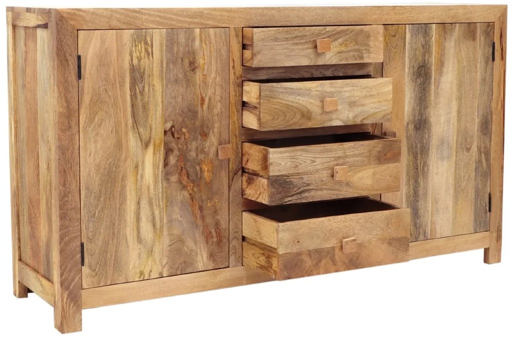 furniture-nabytek.cz - Komoda mangové drevo 160x90x45