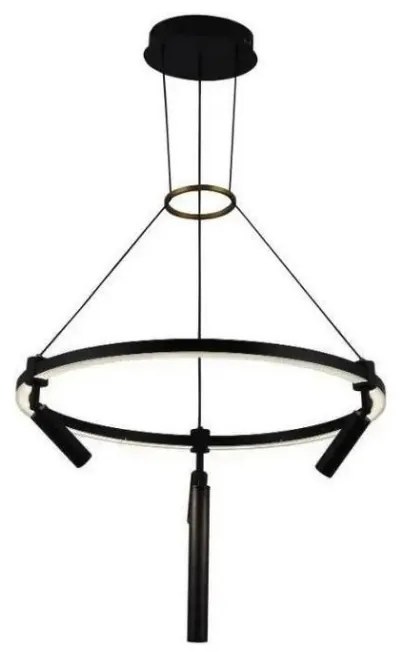 LED Stmievateľný luster na lanku LED/85W/230V 3000-6500K + diaľkové ovládanie