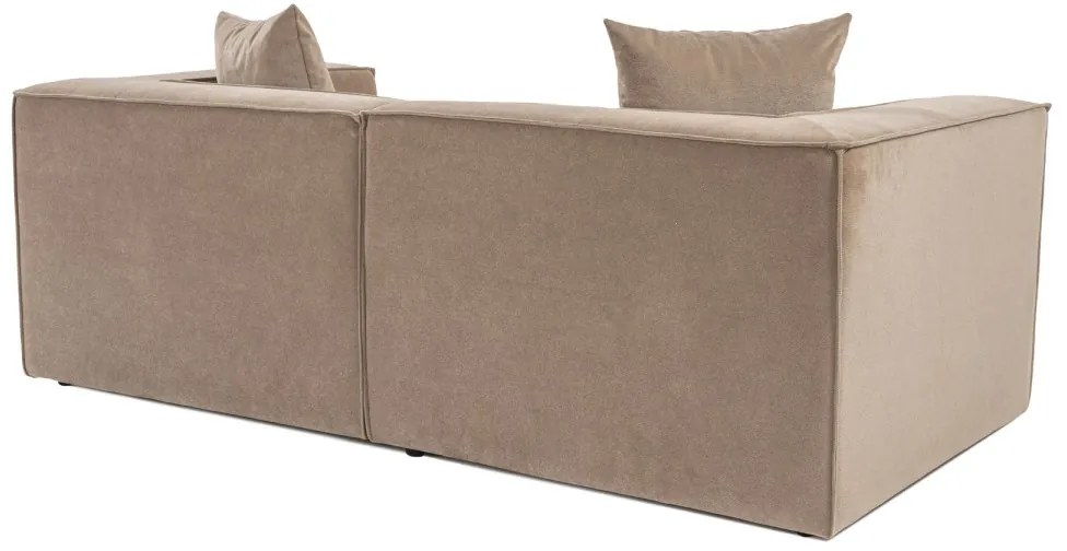 Dvojmiestna pohovka Sora 220 cm cappucino