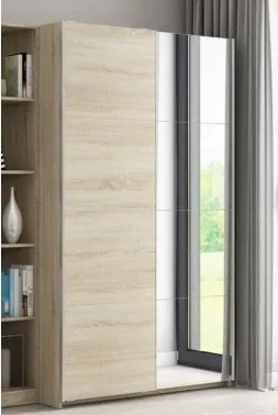 Šatníková skriňa Carlos 125/43 2D, dub sonoma, 125 cm%