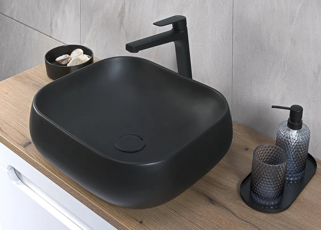 Umývadlo na dosku Nika čierne