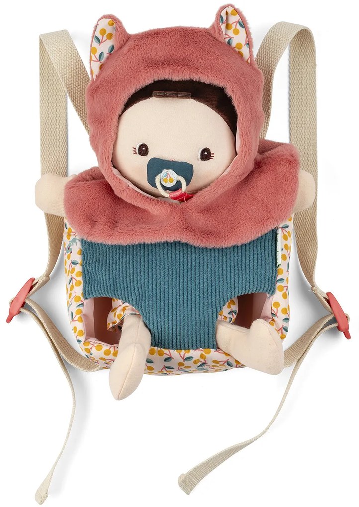 Lilliputiens – látková hračka s nosičom – bábika Jeanne