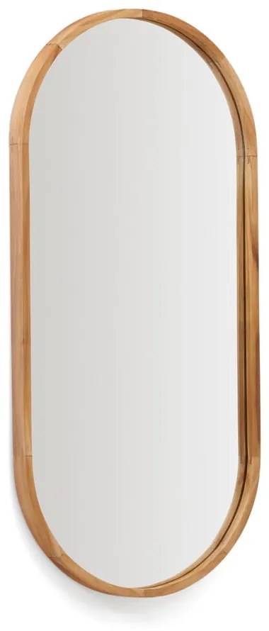 Nástenné zrkadlo s dreveným rámom 45x95 cm Magda – Kave Home