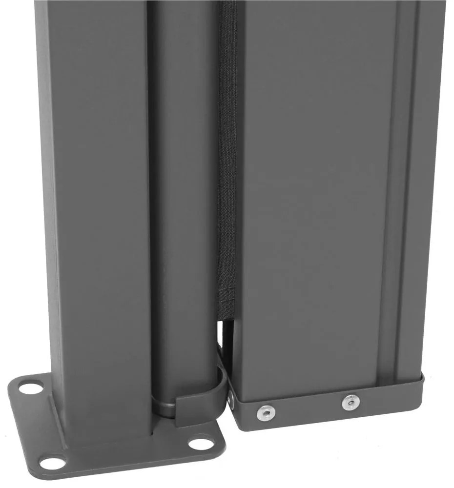 Bočná markíza 160 x 300 cm SPRINGOS AW0002 - tmavosivá