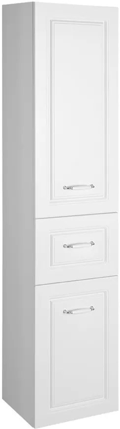 Aqualine Aqualine, FAVOLO skrinka vysoká s košom 40x184x31 cm, biela mat, FV180
