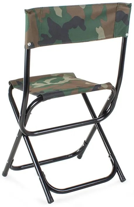 Verk 01671 Kempingová skladacia stolička 2 v 1 maskáč