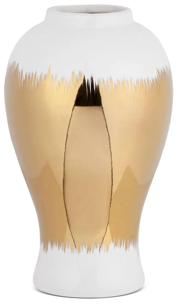 Dekoratívna váza TALA 17x26 cm biela