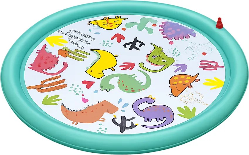 CH Nafukovacia podložka / sprchová vanička, priemer 122 cm, s fontánou