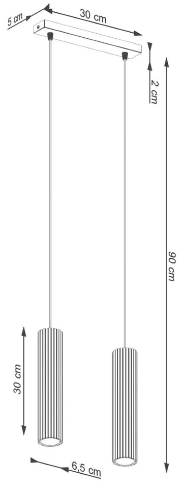 Závesné svietidlo v tehlovej farbe Gleam – Sollux