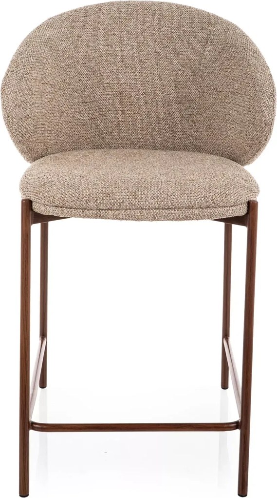 Barová stolička KIOTO, orech/béžová