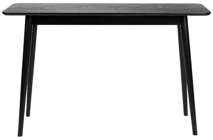 Čierny konzolový stolík 40x120 cm Fabio – White Label