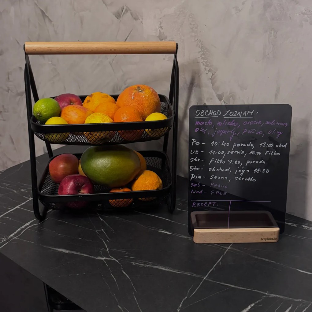 Toptabule.sk Organizér - stolová popisovacia tabuľa na poznámky