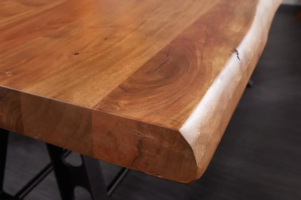 Jedálenský stôl Massive Industrial 220 cm akácia