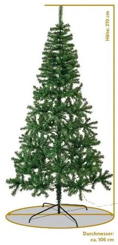 Livarno home Vianočný LED stromček, 210 cm (100379332)