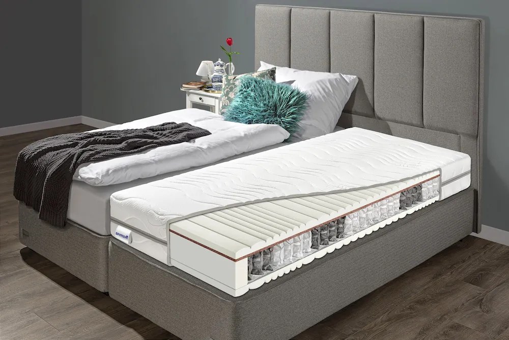 BENAB HOJDAVO PLUS taštičkový matrac HR pena + kokos (2ks) 90x200 cm Poťah Silver