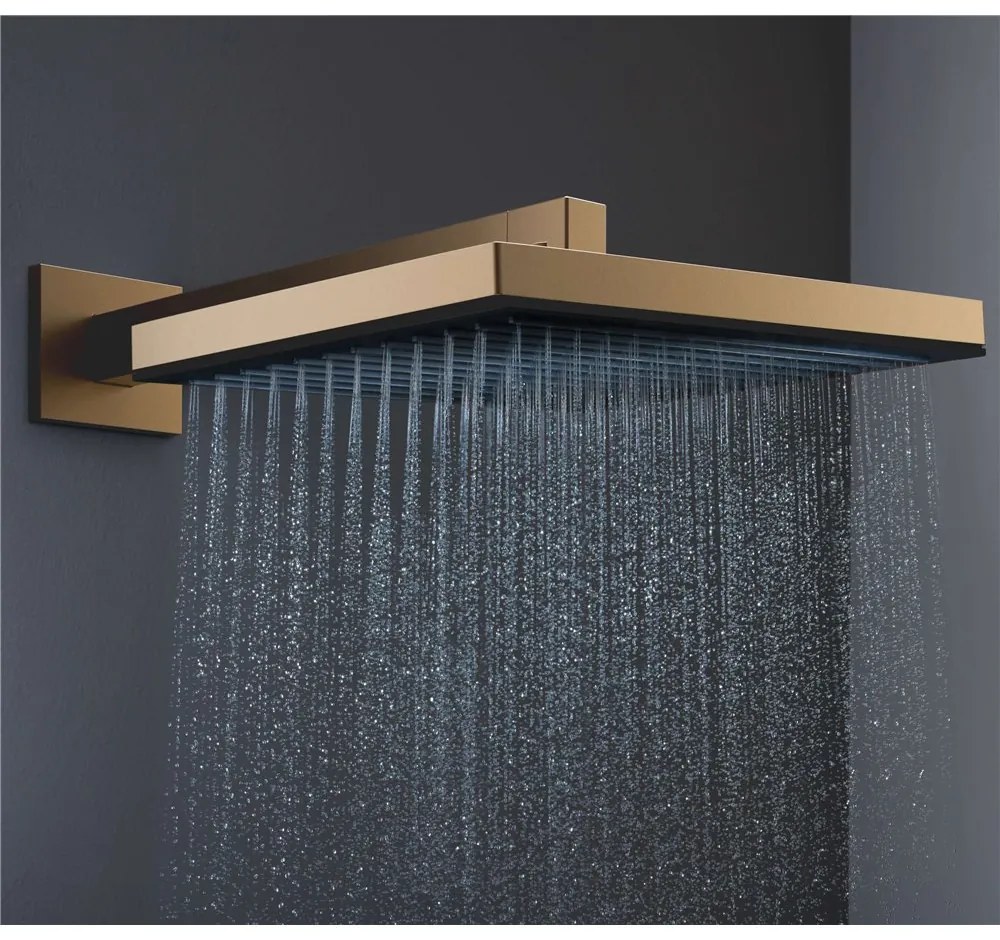 HANSGROHE Pulsify E horná sprcha 1jet, 260 x 260 mm, kartáčovaný bronz, 24330140