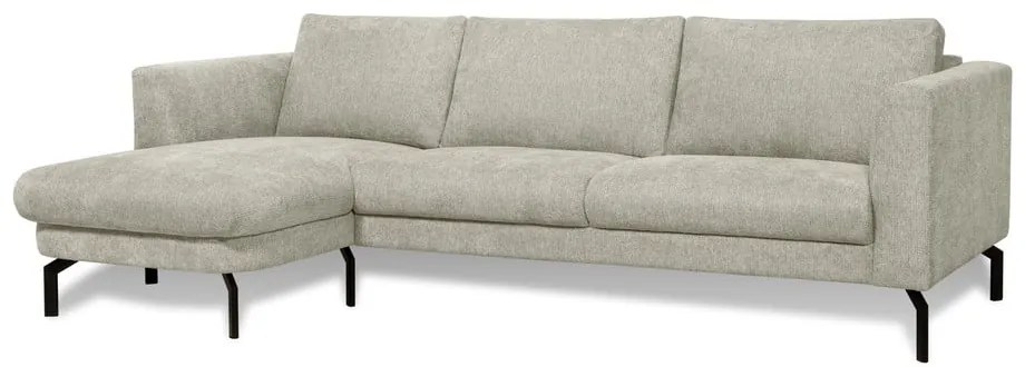 Svetlosivá rohová pohovka (ľavý roh) Gomero – Scandic