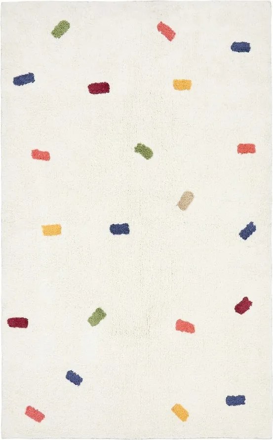 Krémovobiely bavlnený detský koberec 90x150 cm Epifania – Kave Home