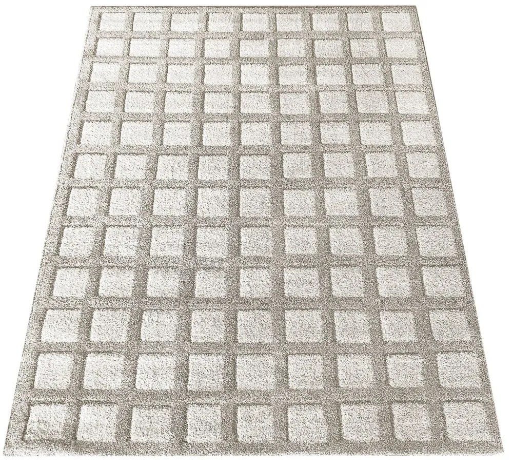 Koberec Serenity v béžovej farbe s geometrickým vzorom Šírka: 120 cm | Dĺžka: 170 cm