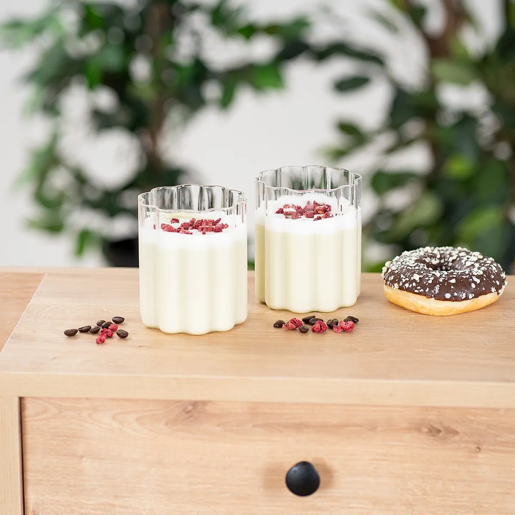 4Home Súprava pohárov Florette 400 ml, 2 ks