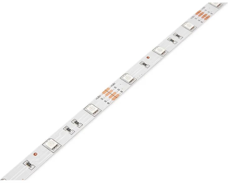ECOLIGHT LED pásik - SMD 5050 - RGB - 5m - 30LED/m - 7,2 W/h - IP20 - s konektorom