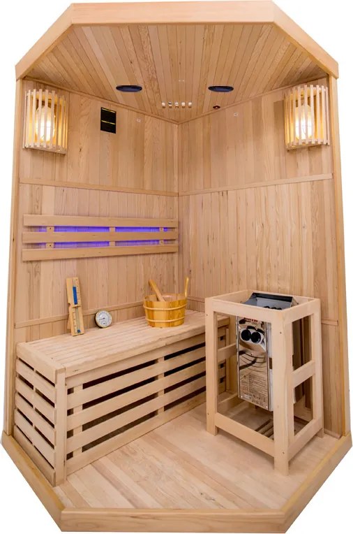 BPS-koupelny Fínska sauna Relax HYD-3135 120x120, 1-2 osoby
