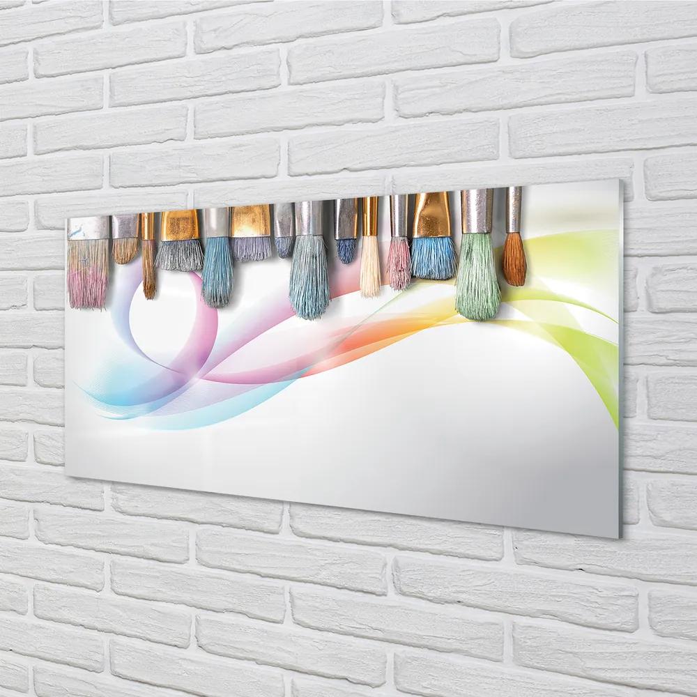 Nástenný panel  Kefy image Mazy 125x50 cm