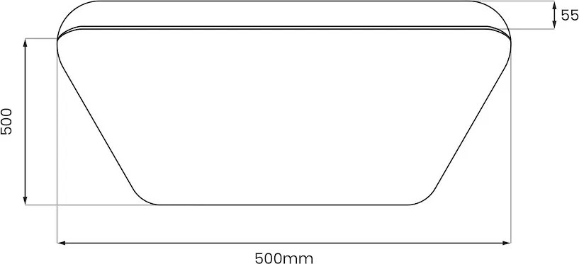Stropné LED svietidlo Nemo, 1x LED 36w, 4000k, b