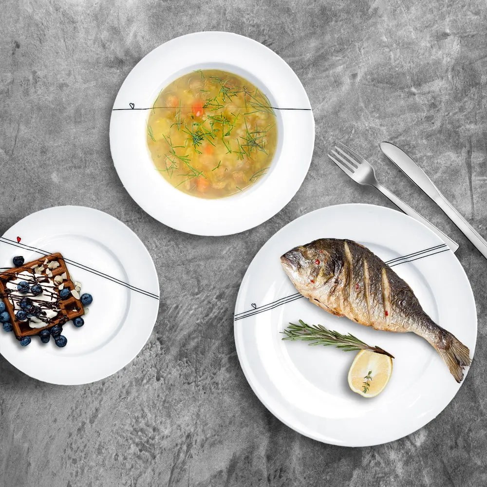 Porcelánová jedálenská súprava 18 ks – Orion