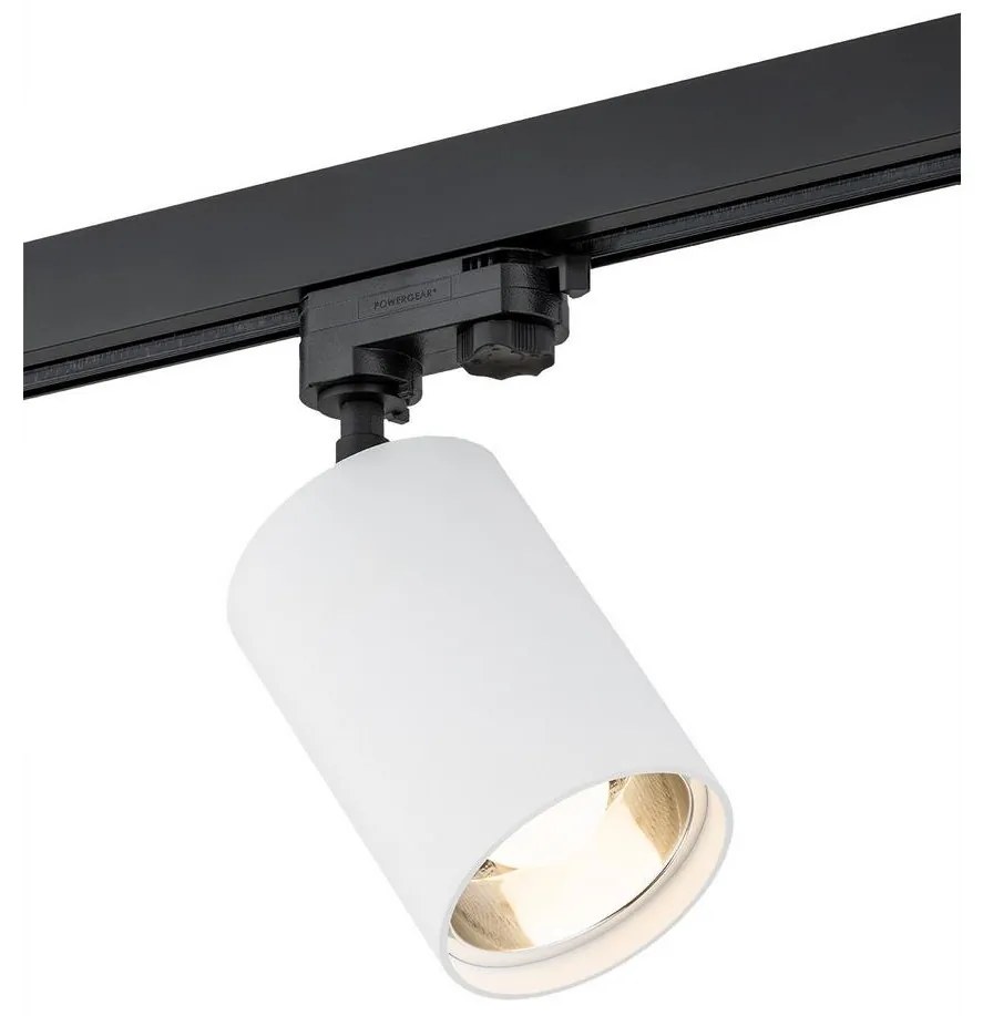 Argon 4305 - Bodové svietidlo do lištového systému BERGEN 1xE27/15W/230V biela AR4305