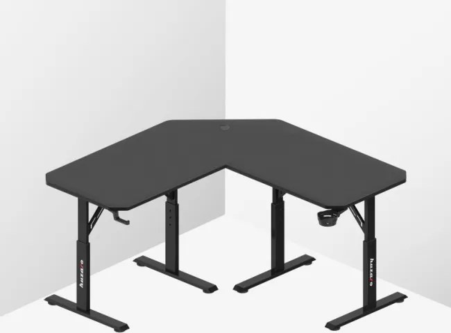 Herný rohový stôl Hero 7.3 čierny