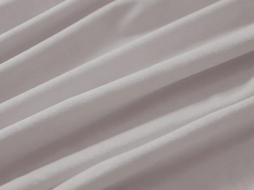 Biante Zamatový obdĺžnikový obrus Velvet Premium SVP-018 Svetlo sivý 100x160 cm