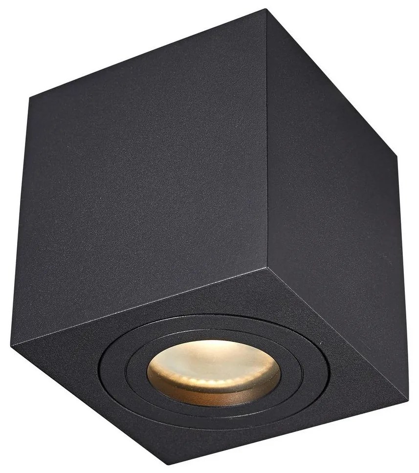 Zuma Line ACGU10-161 - Bodové svietidlo QUARDIP SL 1xGU10/50W/230V čierna