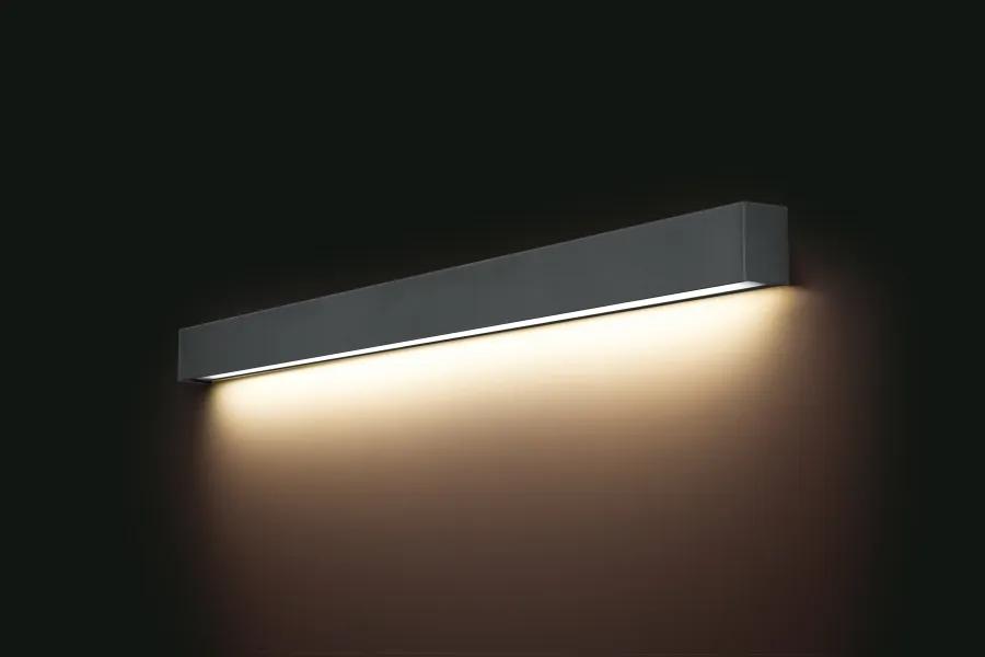 STRAIGHT WALL LED GRAPHITE L 9616 | lampa na stenu do interiéru | BIANO