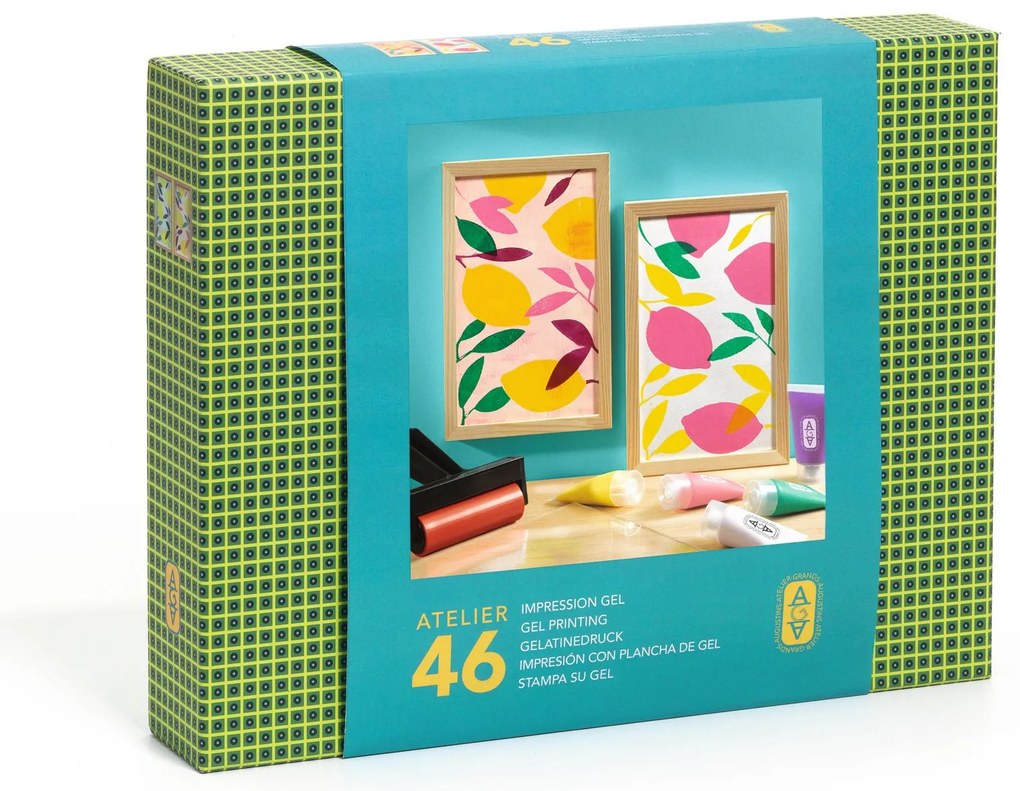 Atelier 46 – Gélová tlač pre tínedžerov aj dospelých – citrus