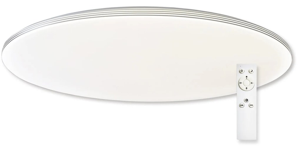 TOP LIGHT Svetlo nástenné-stropné Ocean K RC, Biela-Chróm