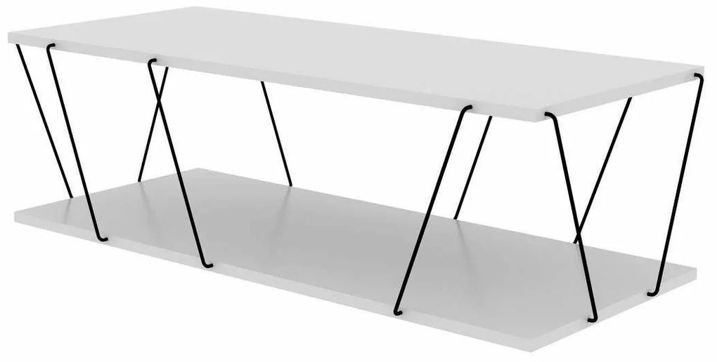 Konferenčný stolík Labranda White and Black